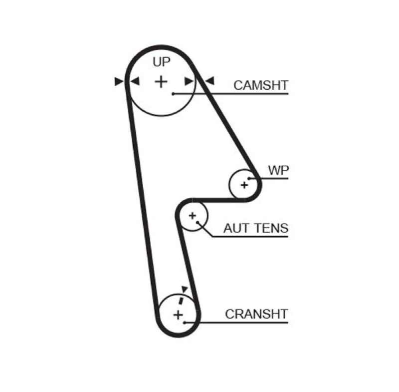 Image of GATES Timing Belt GATES 5593XS