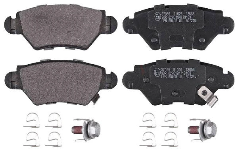 Image of A.B.S. 37059 Brake pad set with acoustic wear warning Brake Pad Set,disc brake (402)