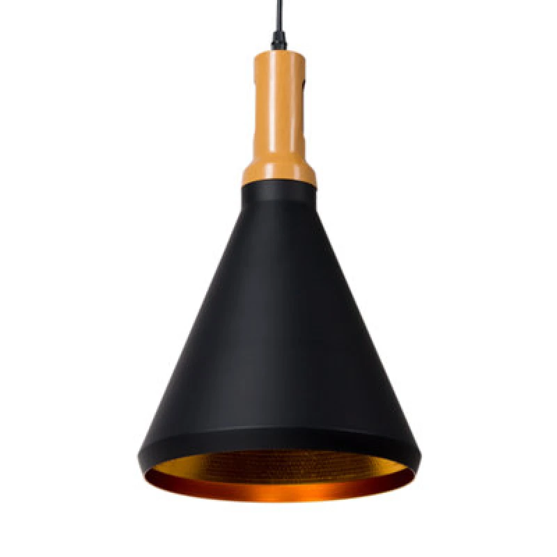 Image of Beliani Pendant Lamp Mackenzie Metal Black