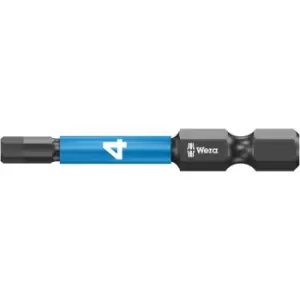 Image of Wera 05057644001 Impaktor Diamond Hard Bit For Hex Screws 4.0 x 50mm
