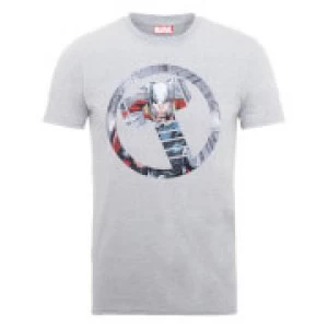 image of Marvel Avengers Assemble Thor Montage T-Shirt - Grey - L