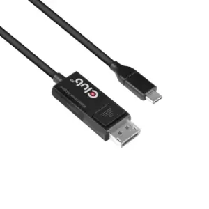 image of CLUB3D USB Type C Cable to DP 1.4 8K60Hz M/M 1.8m/5.9ft