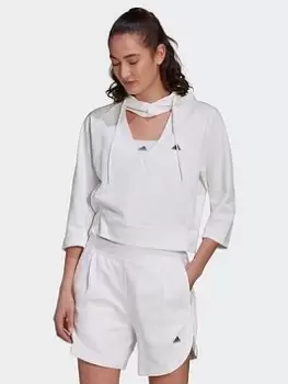 Image of adidas Sportswear Summer Hoodie, Green Size XS Women