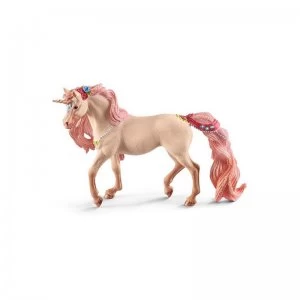 Image of Schleich Bayala Decorated Unicorn Mare Toy Figure
