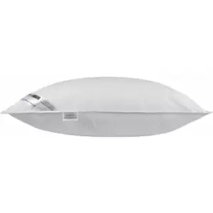 Image of Super Microfibre Camomile Pillow with Dried Camomile Insert Extra Fill - White - Homescapes
