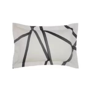 Image of Harlequin Sumi Oxford Pillowcase, Charcoal