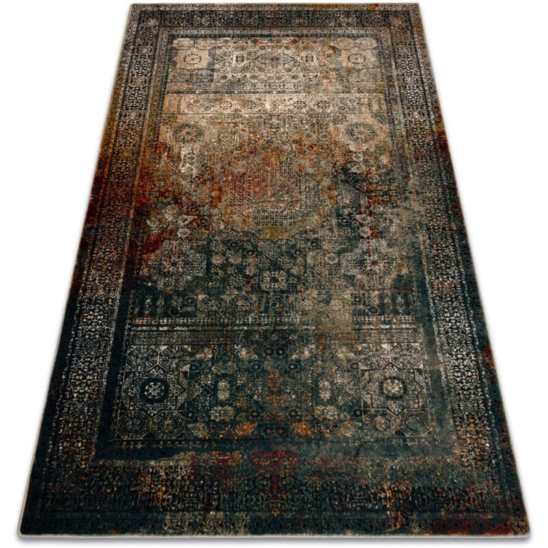 Image of RugsX Wool Omega Rug in Green Size: 100cm x 150cm Green Unisex 100cm x 150 cm