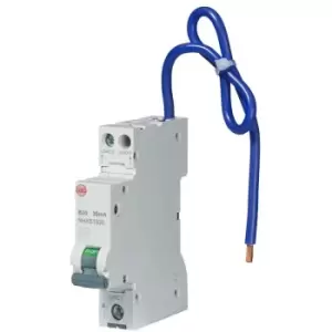 Image of Wylex - 20A 30mA Miniature rcbo with Switched Neutral, b Curve - n/a