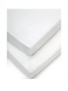 Image of Mamas & Papas Pack Of 2 100% Cotton Cot Bed Fitted Sheets