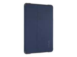 Image of Dux 7.9 Inch iPad Mini 4th Generation Tablet Case Midnight Blue Microfibre Polycarbonate TPU Scratch Resistant Shock Resistant