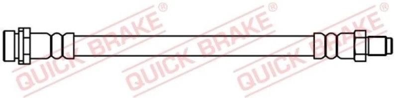 Image of QUICK BRAKE Brake hose QUICK BRAKE 37.056