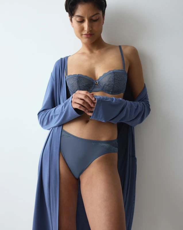 Image of Triumph Triumph Comfort Allure Brazilian Briefs Indigo - Triumph - Size: 18 Indigo Female 18 IY66205