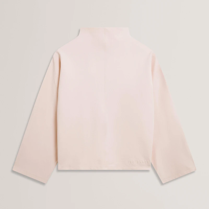Image of Ted Baker Funnel Neck Sweatshirt Pink female 6 (2X)