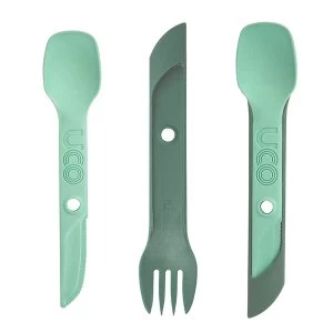 Image of UCO Switch Spork Utensil Set Camp Green