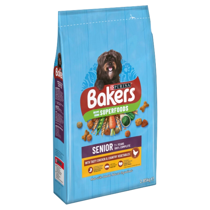 Image of Bakers Senior Dry Dog Food Chicken & Veg 109899603