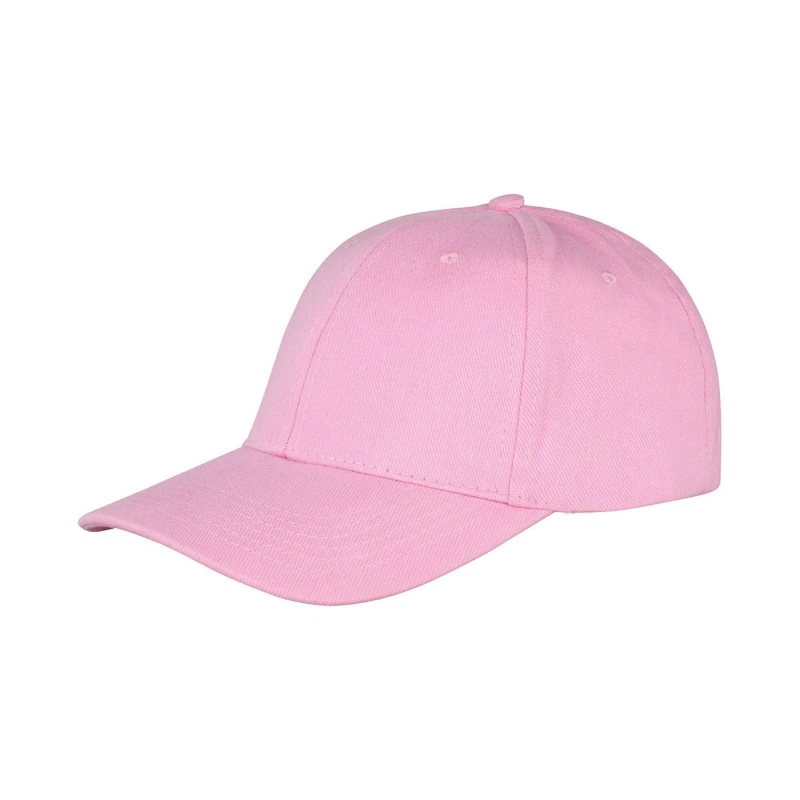 Image of Result Result Men Memphis Brushed Cotton Cap in Pink Pink One Size Male 5063425930111