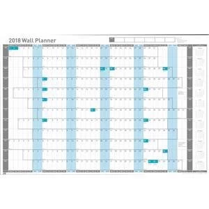 image of Original Sasco 2018 Unmounted Wall Planner