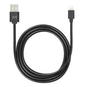 image of Mobilis 001279 lightning cable 1m Black