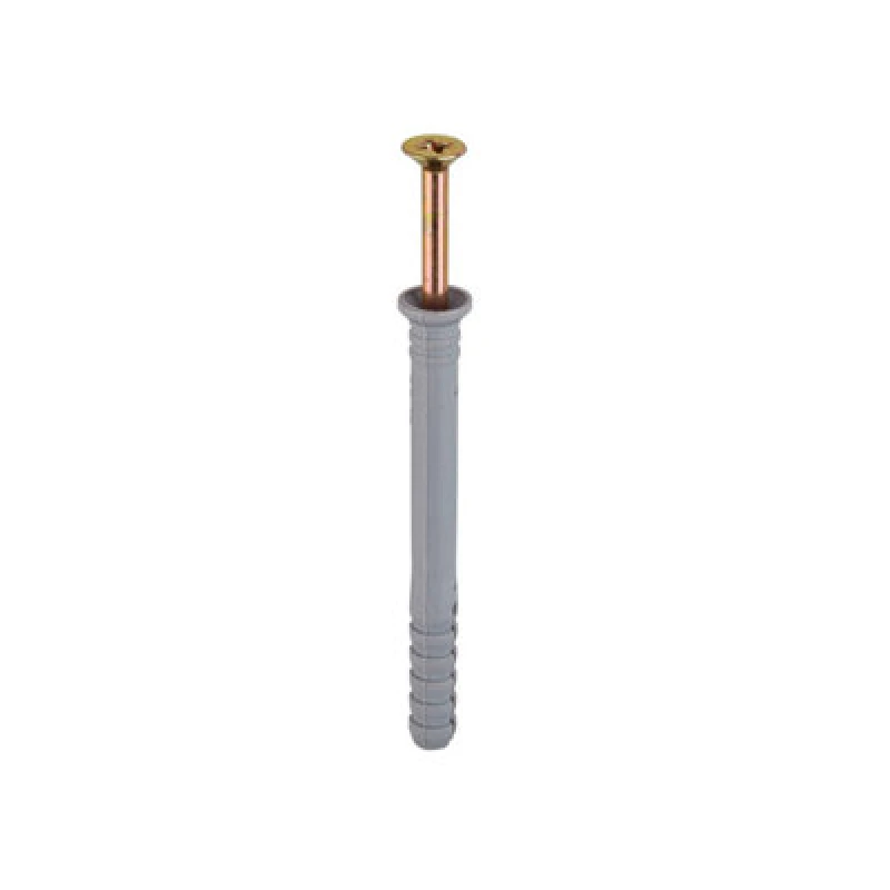 Image of Jcp Fixings Nylon Hammer Screws Zyp - 5 X 50mm - Fjnhs05050 - Perfect For Diy Projects - Box Of 100