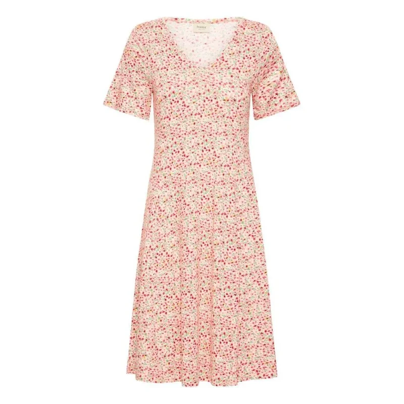 Image of fransa Womens dress fransa Dottie 8 Rouge Female L