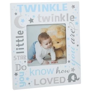 Image of Twinkle Twinkle Baby Boy Frame 4x4