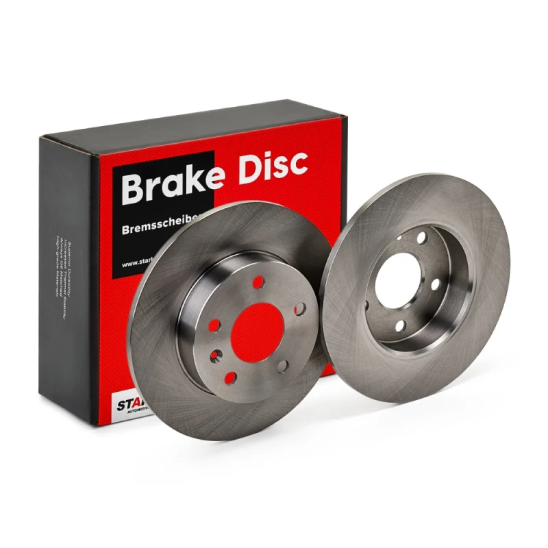 Image of STARK SKOP-2001 Brake disc Rear Axle, solid, Cast Iron, Uncoated, Untreated, without bolts/screws Cast Iron Brake Disc (82)