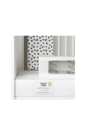 Image of Mother&Baby Mother&amp;Baby Rose Gold Anti-Allergy Sprung Cot Bed Mattress, White