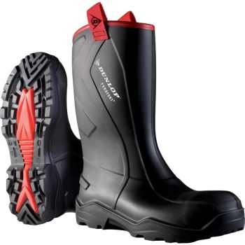 Image of C762043 Purofort+ Rugged Black Safety Wellington Boots - Size 10.5 (45)