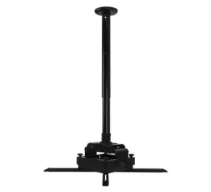 image of B-Tech Adjustable Drop Heavy Duty projector ceiling mount with...