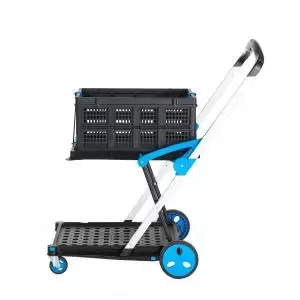 Image of Proplaz Clever Trolley cw 3 Folding Boxes Injected Moulded