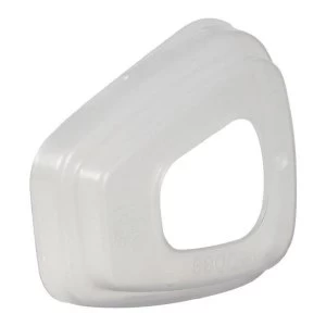 image of 3M 501 Filter Retainer 1 Pair White for 3M Reusable Respirators