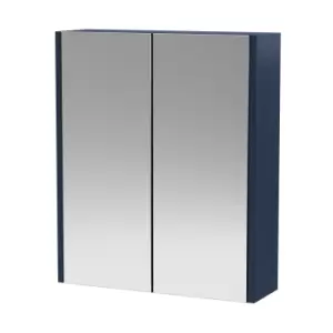 image of Hudson Reed Juno 600mm Mirror Unit (50/50) - Electric Blue