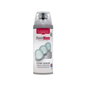 image of PlastiKote Twist & Spray Matt Clear Sealer 400ml