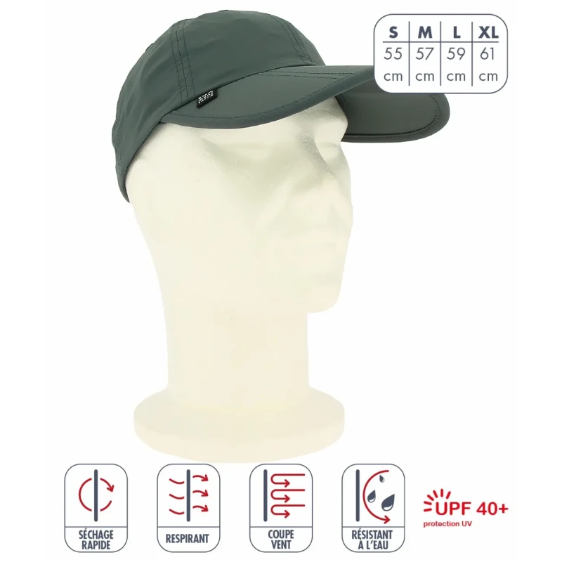 Image of Rain cap Elementerre Ibis Gris Unisex L (59 cm)
