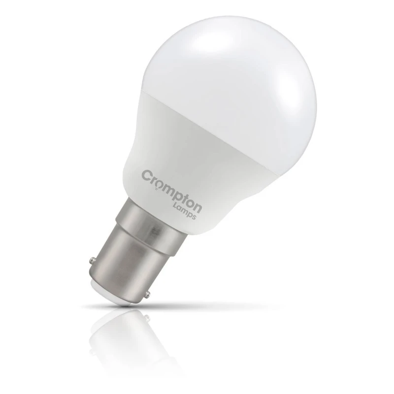 Image of Crompton Lamps LED Golfball 4.2W B15 Dimmable Cool White Opal (40W Eqv)