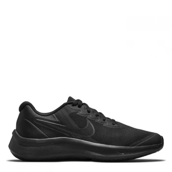 Image of Nike Star Runner 3 Big Kids Running Shoe - Triple Black