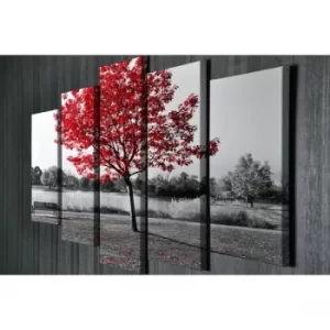 Image of BC011 Multicolor Decorative Canvas Painting (5 Pieces)
