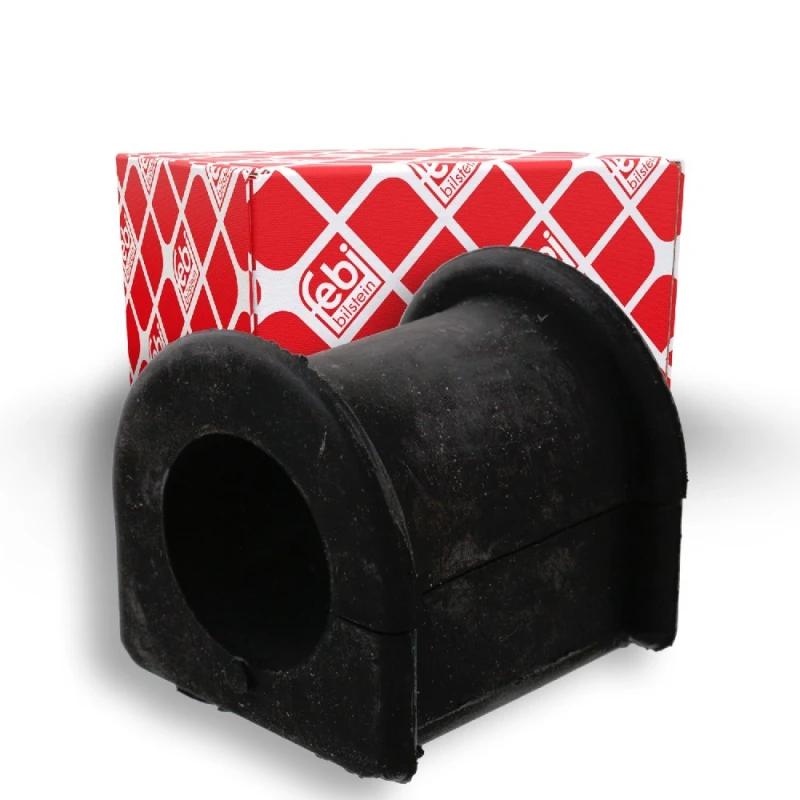 Image of FEBI BILSTEIN 42846 Stabilizer Bushes Front Axle, Rubber Rubber Anti-roll Bar Bush Kit (1334)