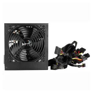 Image of Aerocool Integrator 850W PSU 12cm Black Fan Active PFC TW Caps UK Cable