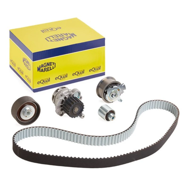 Image of MAGNETI MARELLI 132011160068 Water Pump + Timing Belt Kit Number of Teeth: 141 Water Pump & Timing Belt Kit (3096)