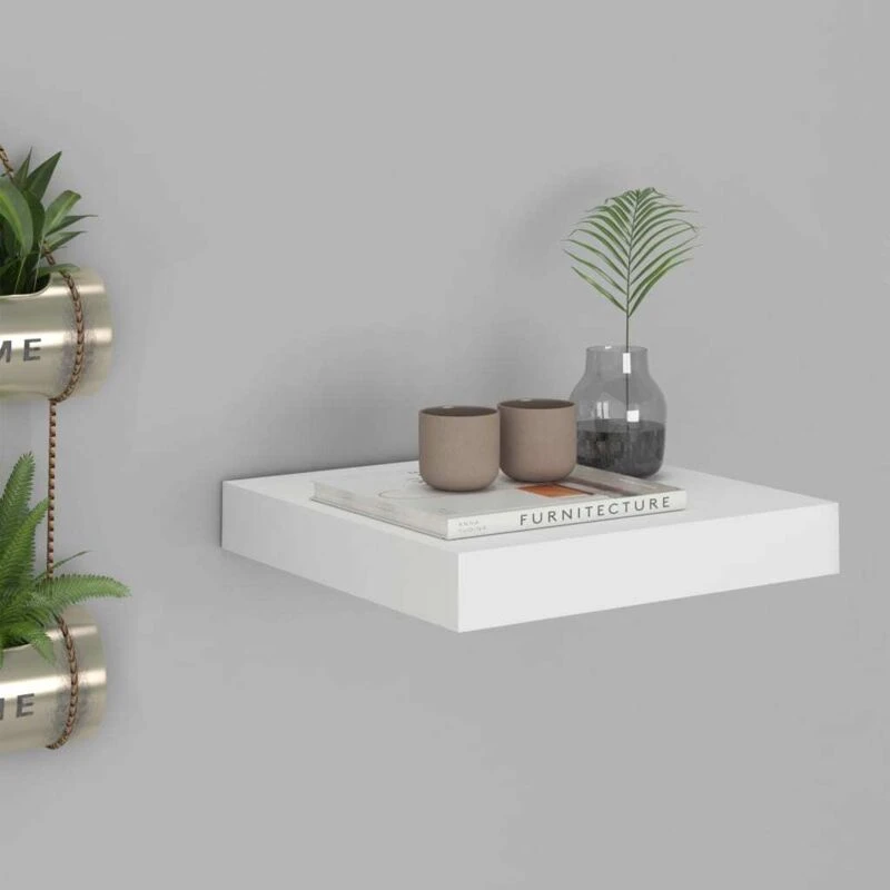 Image of VIDAXL Vidaxl - Floating Wall Shelf White 23x23.5x3.8cm mdf 8720286074336
