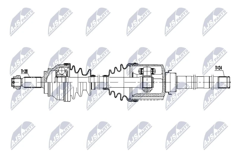 Image of NTY Drive shaft NTY NPW-MS-086
