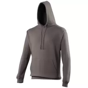 Image of Awdis Unisex College Hooded Sweatshirt / Hoodie (S) (Steel Grey)