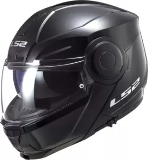 Image of LS2 FF902 Scope Solid Helmet, black, Size 2XL, black, Size 2XL