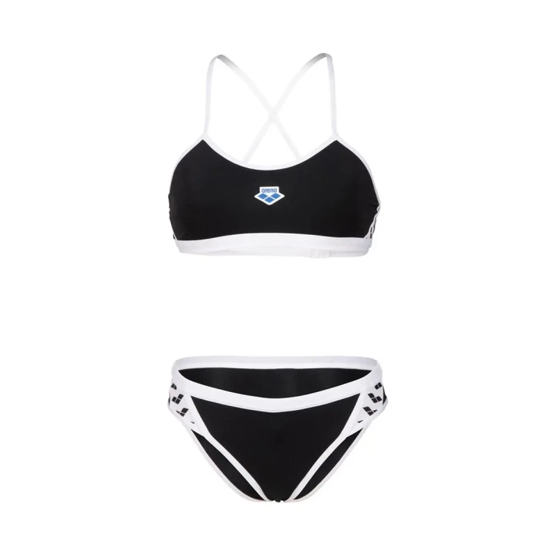 Image of 2 Piece swimsuit For Her Arena Icons Cross SO Noir Female 32