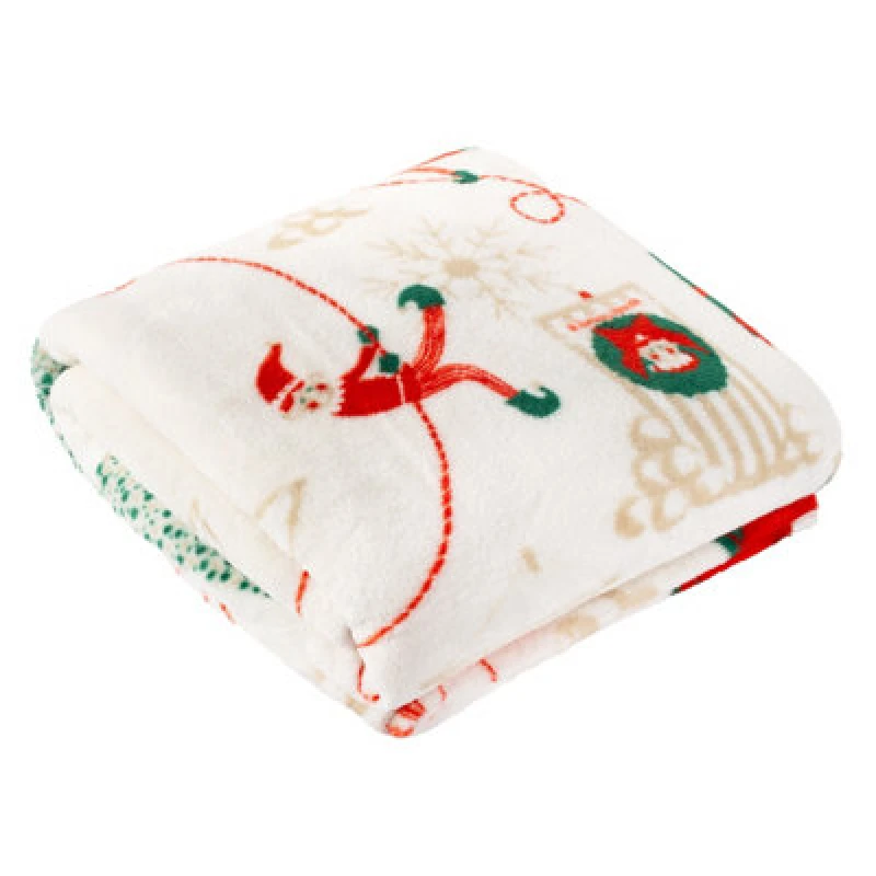 Image of Duvet Day Elfie Printed Fleece Throw