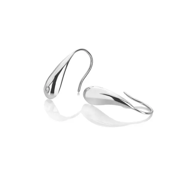 image of Hot Diamonds Sterling Silver Tide Earrings DE786