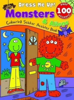 Image of Dress Me up Sticker Book - Monsters by David Crossley Paperback