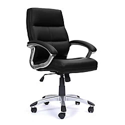 Image of Eliza Tinsley Medium-Back Leather-Effect Executive Armchair