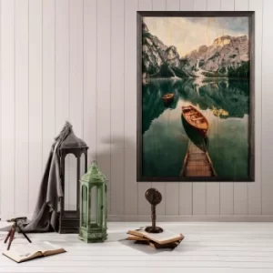 Image of Serenity XL Multicolor Decorative Framed Wooden Painting